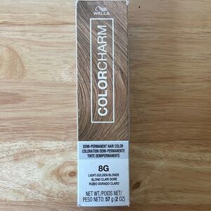 Wella ColorCharm 8G Light Golden Blonde Demi- Permanent Hair Color